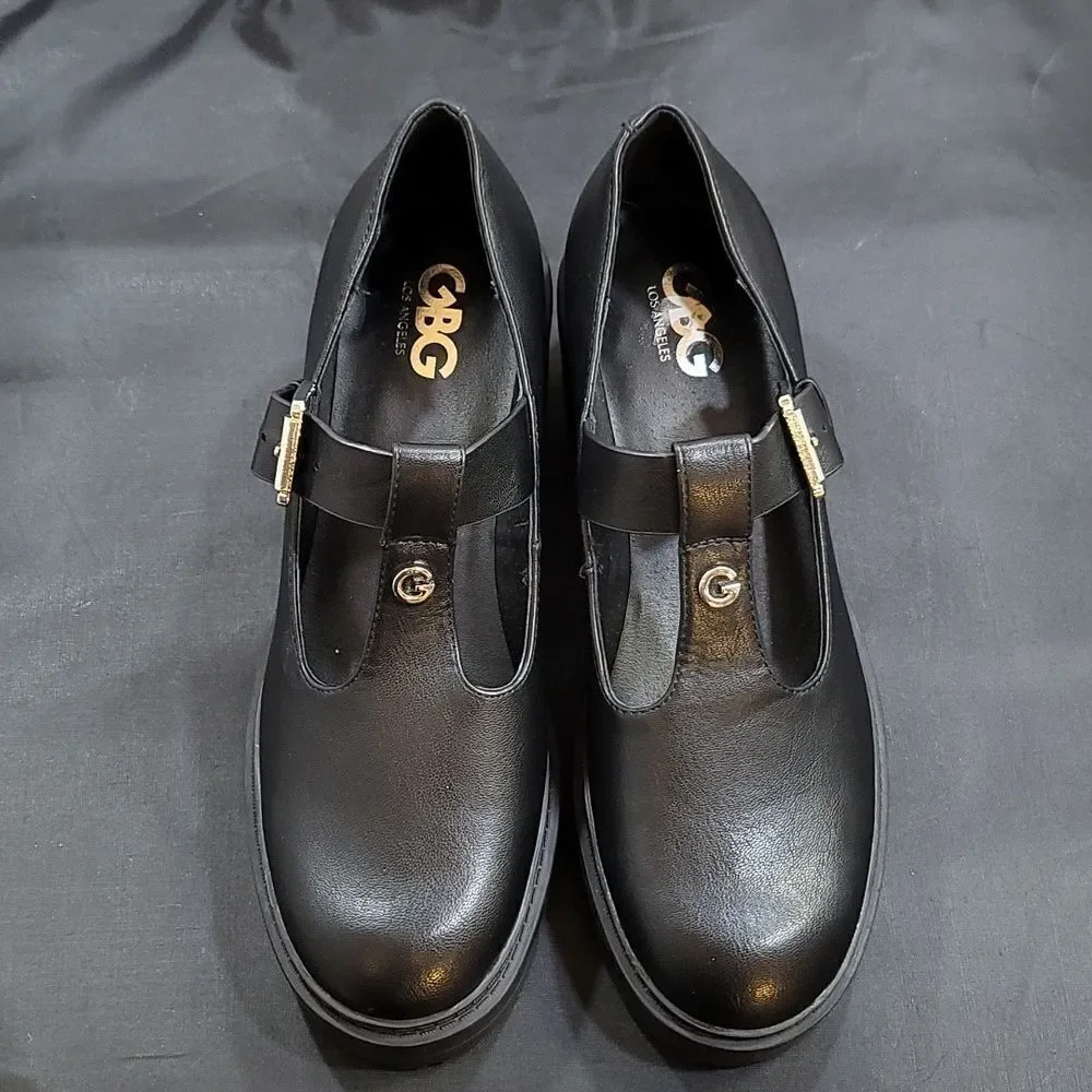 BRAND NEW GBG LOS ANGELES CHUNKY T BAR MARY JANE SHOES